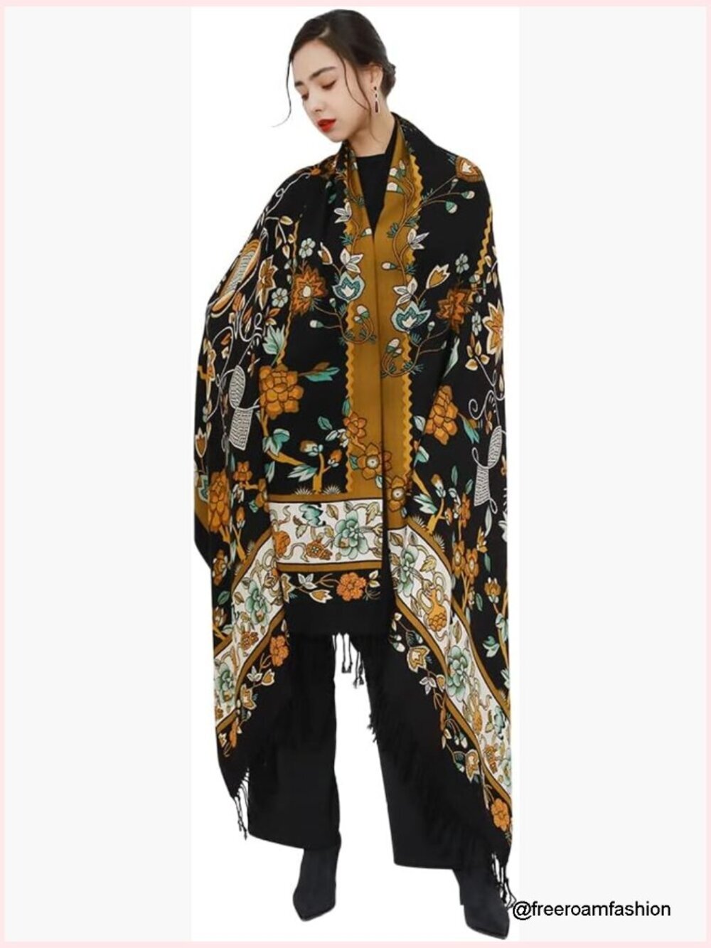 Extra Large Pashmina Travel Scarf Wrap Shawl 100% Merino Wool